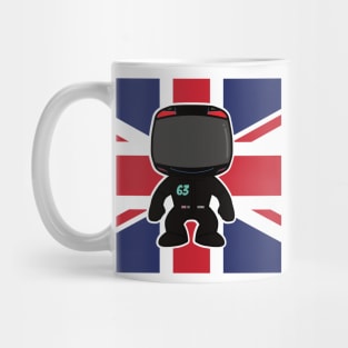 George Russell Custom Bobblehead - 2022 Season Flag Edition Mug